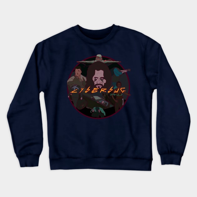 Cyberbug 2077 Crewneck Sweatshirt by zody